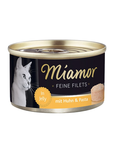 MIAMOR Feine Filets file de pui si paste in aspic 100 g plic hrana pisica