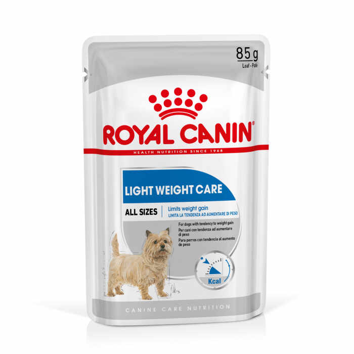 Royal Canin Light Weight Care Adult hrana umeda caine, limitarea cresterii in greutate (pate), 12 x 85 g