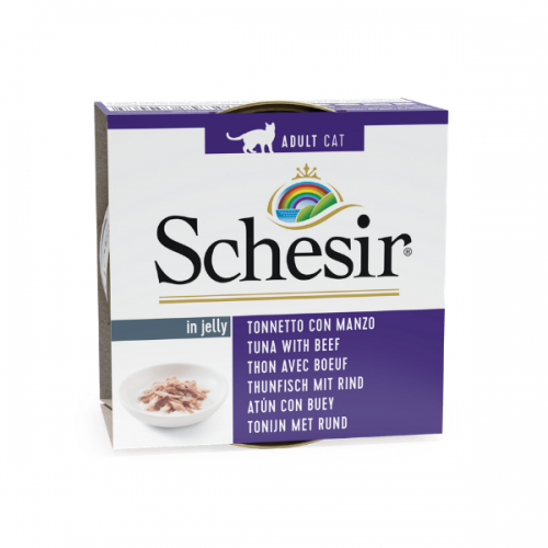 Schesir Tuna with Beef in Jelly, conserva, 85 g