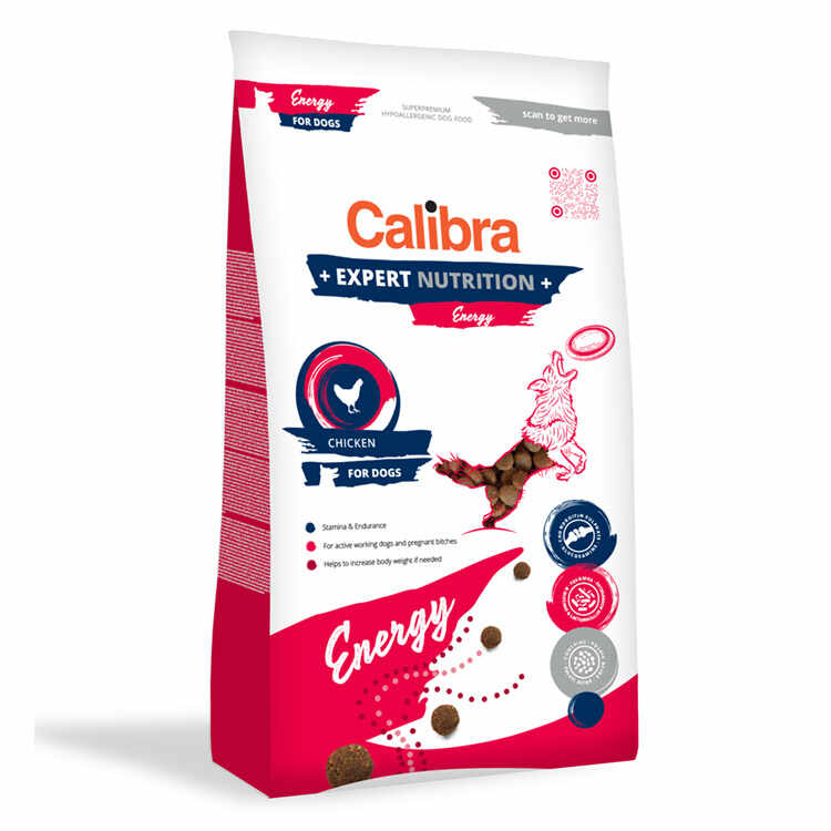 Hrana Uscata Caini CALIBRA Expert Nutrition Energy 12kg