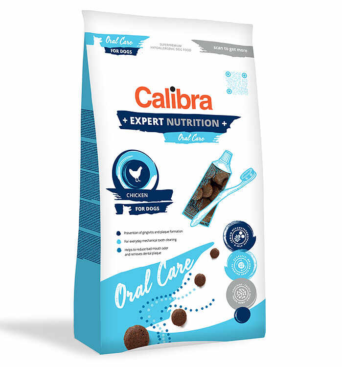 Hrana Uscata Caini CALIBRA Expert Nutrition Oral Care 7kg
