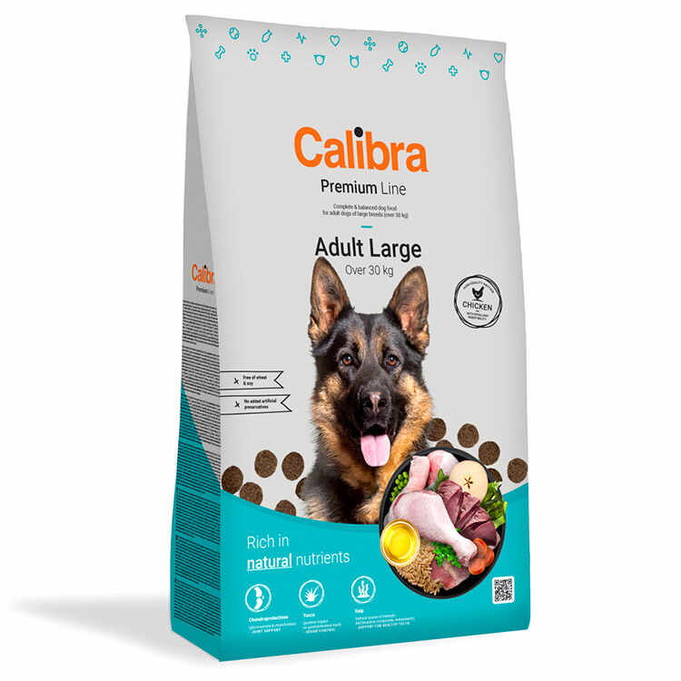 Hrana Uscata Caini CALIBRA Premium Adult Large 12kg