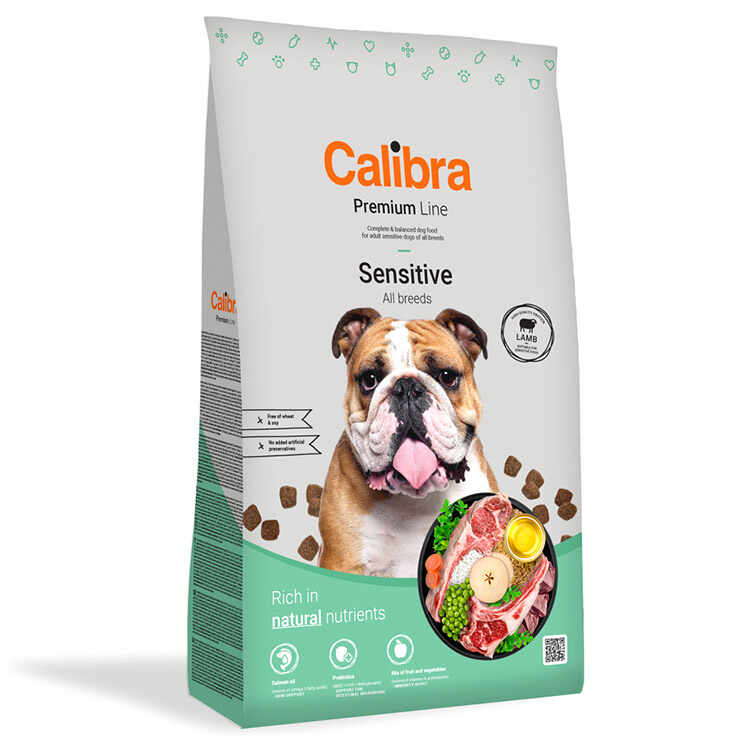 Hrana Uscata Caini CALIBRA Premium Sensitive 12kg