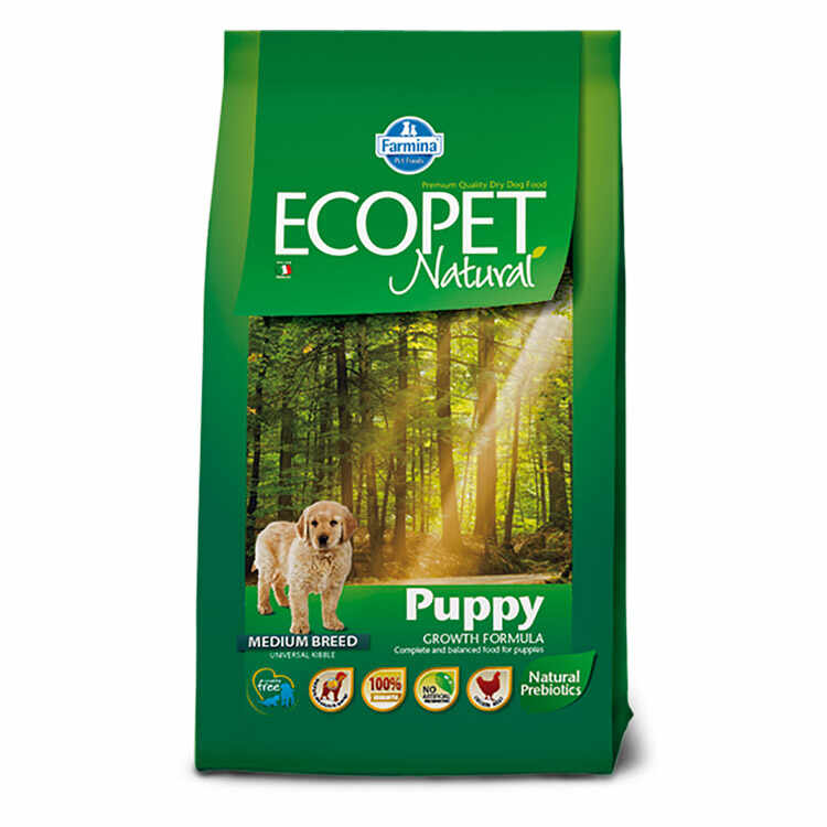 Hrana Uscata Caini ECOPET NATURAL Puppy 12kg