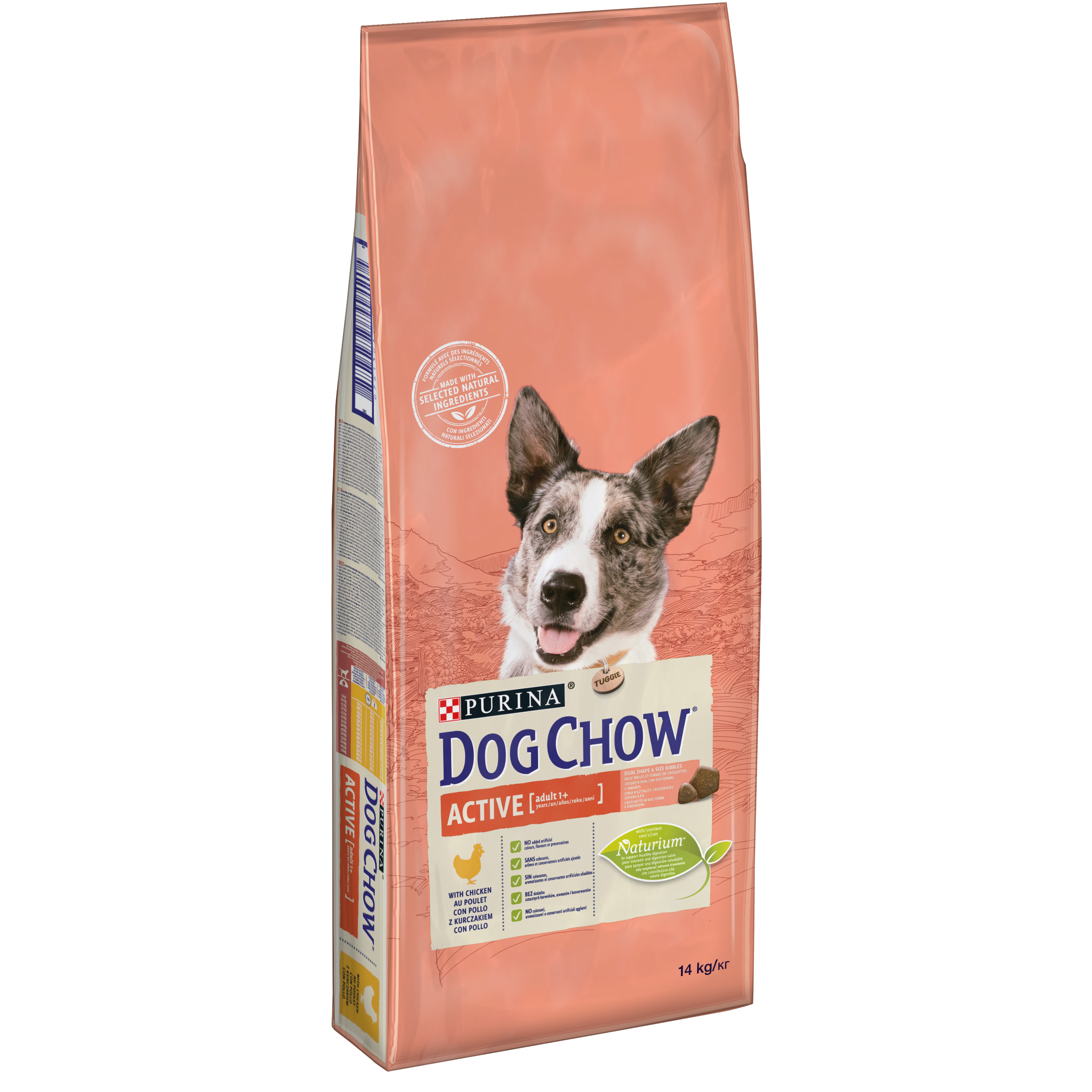 DOG CHOW ACTIVE, Pui, 14 kg