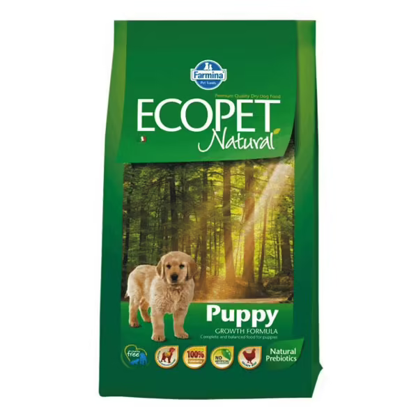 Hrana Uscata Caini ECOPET NATURAL Puppy 12 kg