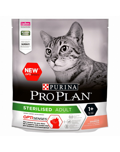 PRO PLAN Sterilised Senses Hrana uscata pentru pisici sterilizate, cu somon 400g