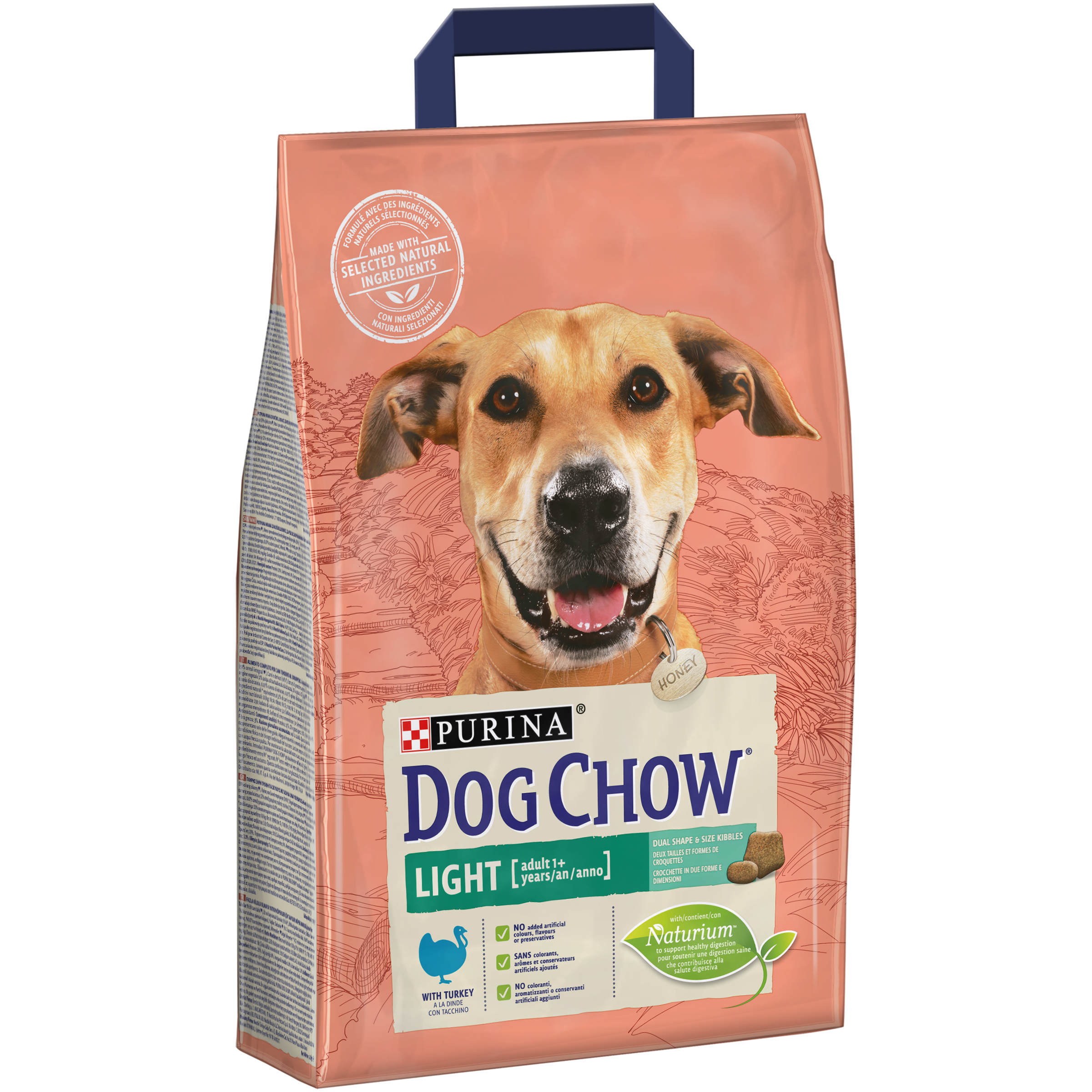 DOG CHOW LIGHT, Curcan, 2.5 kg