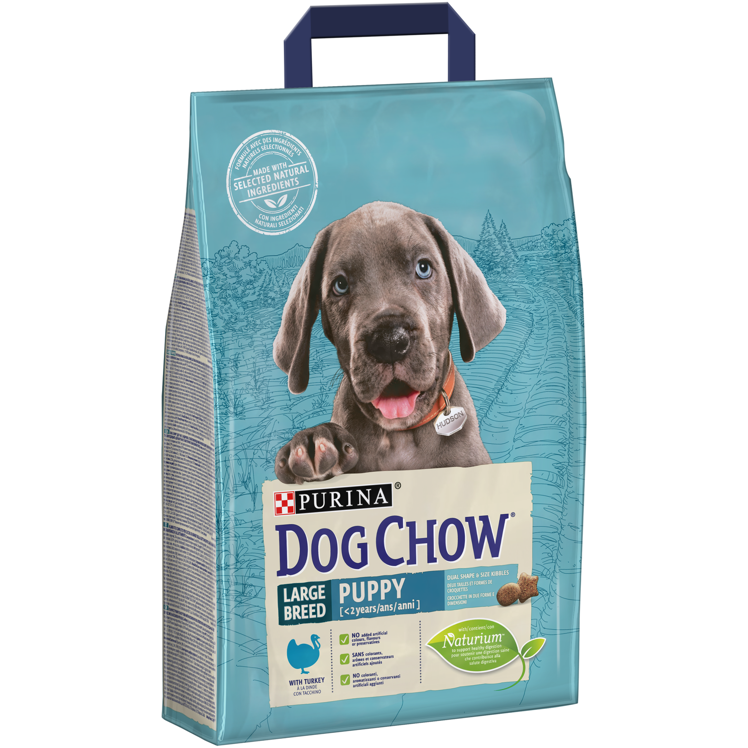 DOG CHOW PUPPY Talie Mare, Curcan, 2.5 kg