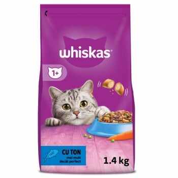 WHISKAS Adult, Ton, hrană uscată pisici, 1.4kg
