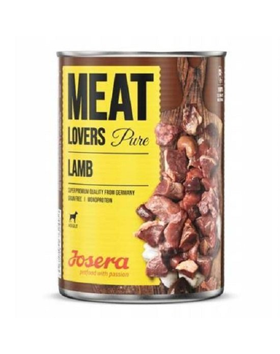 JOSERA Meatlovers pure Conserva hrana umeda caini 400g