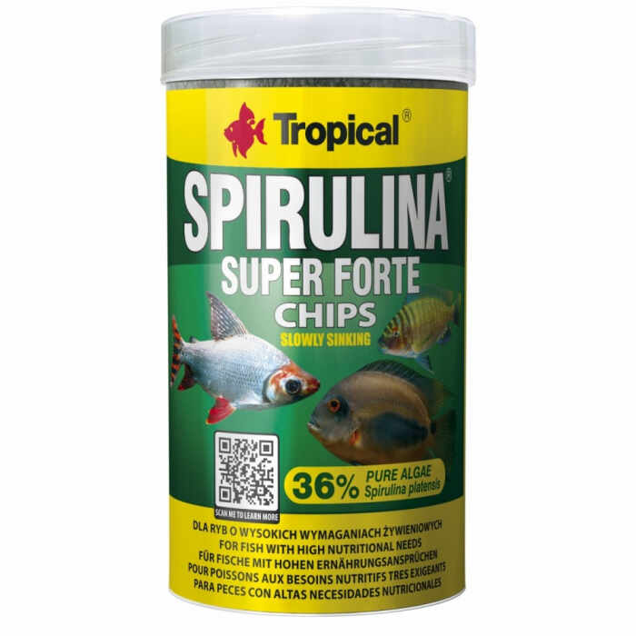 SUPER SPIRULINA FORTE CHIPS Tropical Fish, 1000ml 520g