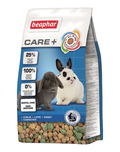 BEAPHAR Care+ Rabbit 5 kg karma Super Premium Hrana iepuri
