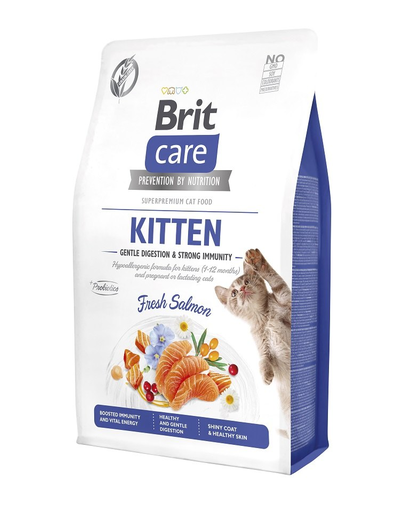 BRIT CARE Grain-Free Kitten Immunity 7 kg hrana hipoalergenica pentru pisoi, pentru imunitate