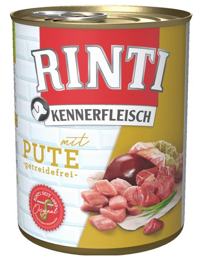 RINTI Kennerfleisch Turkey Conserva hrana pentru caini, cu curcan 800 g