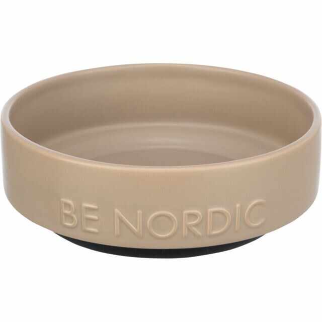 Trixie Bol Ceramic Be Nordic, 0.5 l/ ø 16 cm, Taupe