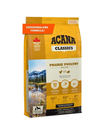 ACANA Classic Prairie Poultry 14,5 kg hrana caini de toate rasele si varstele