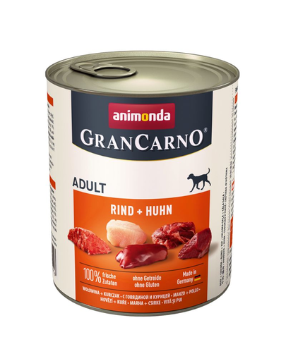 ANIMONDA Grancarno Adult carne de vită și pui 800 gr