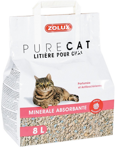 ZOLUX Asternut pisici PURECAT mineral absorbant parfumat