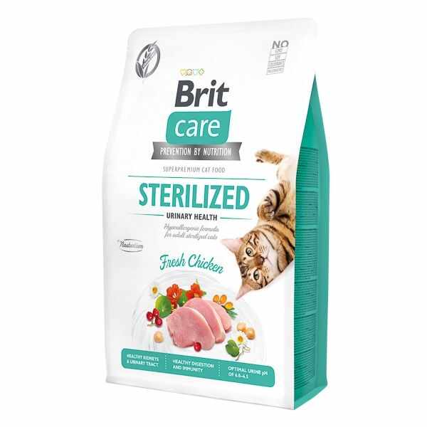 Brit Care Cat GF Sterilized Urinary Health, 2 kg