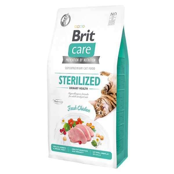 Brit Care Cat GF Sterilized Urinary Health, 7 kg