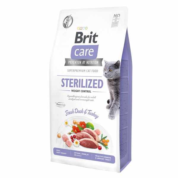 Brit Care Cat GF Sterilized Weight Control, 7 kg