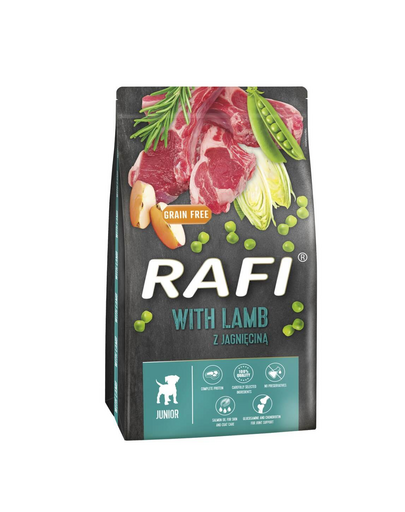RAFI Junior hrana uscata pentru caini junior, cu miel 10kg
