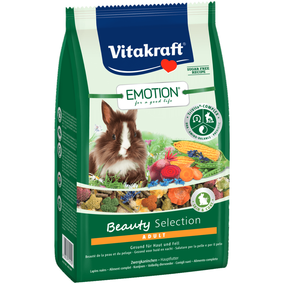 Hrana pentru iepuri Vitakraft Emotion Beauty Adult 600G