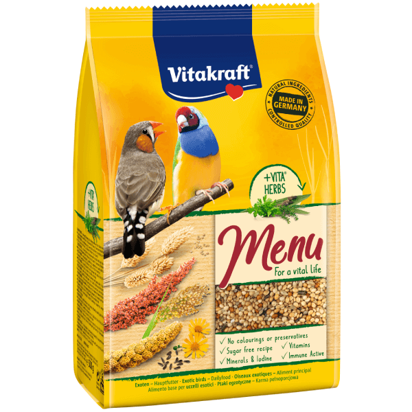 Hrana pentru pasari exotice Vitakraft Premium Menu 500g