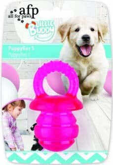 ALL FOR PAWS Little Buddy Jucărie pentru câini Suzetă roz, mărimea S 7,8x4,6x3,7