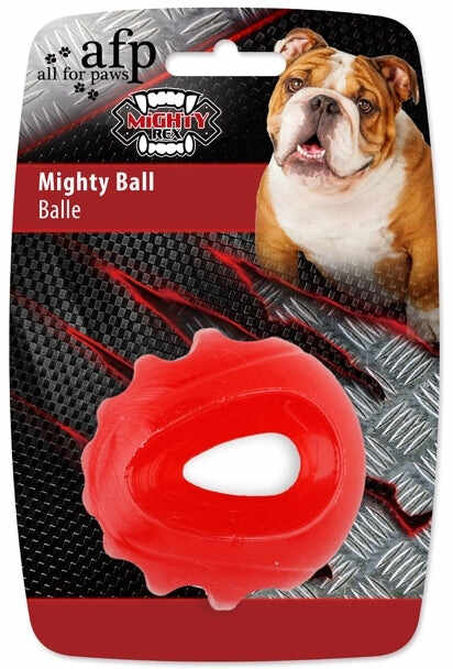 ALL FOR PAWS Mighty Rex Jucărie pentru câini minge TPR 7x6.2x6.2cm