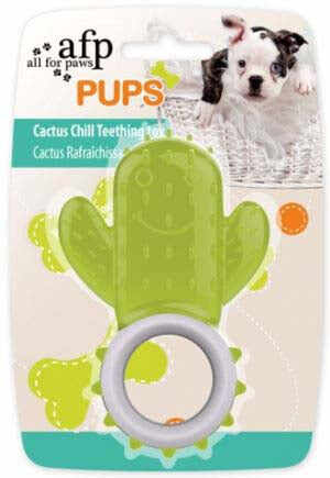 ALL FOR PAWS Pups Jucărie pentru căţeluşi Suzetă Cactus, 7,5x11,5x4cm