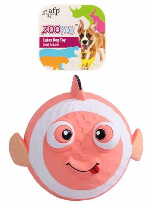 ALL FOR PAWS Zootex Jucărie pentru câini Clown fish, 10x11x9cm