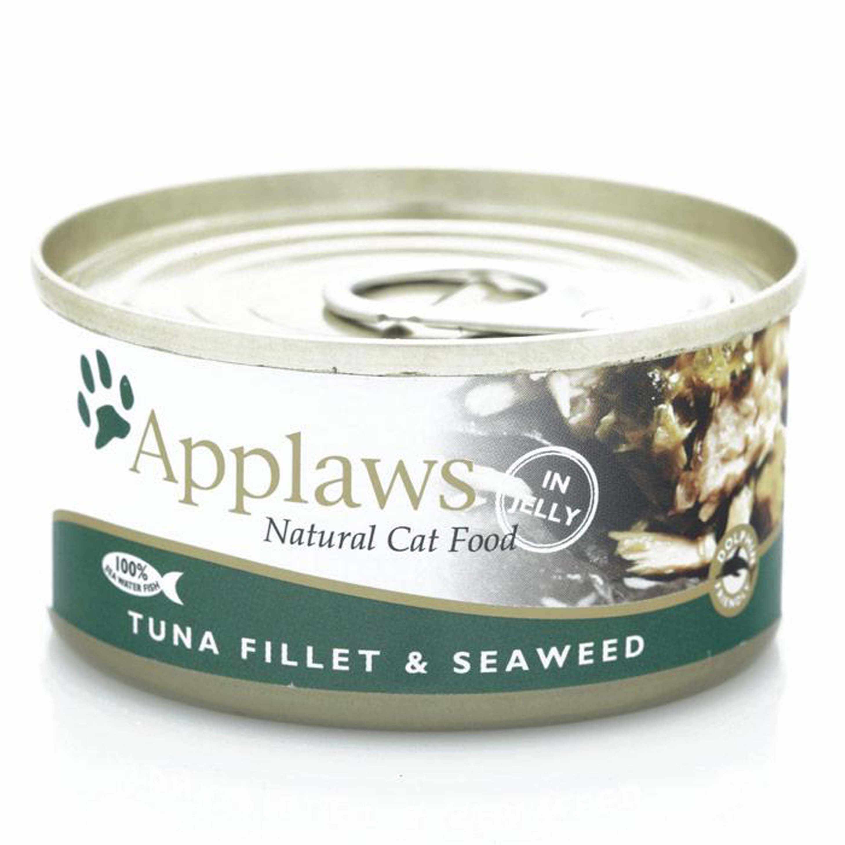 APPLAWS Conservă pentru pisici, cu File de Ton şi Alge Marine