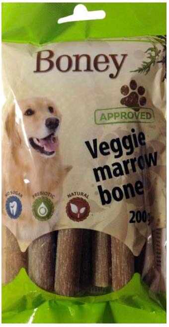 BONEY Recompense pentru câini Veggie Marrow Bone 200g