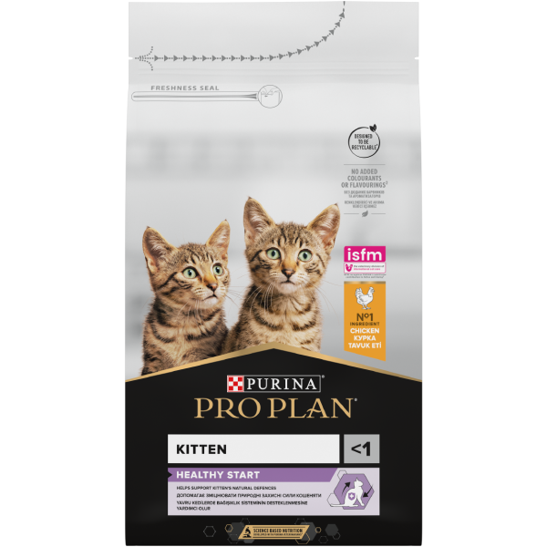 Hrana pentru pisici Pro Plan Kitten Healthy Start cu pui 1.5kg