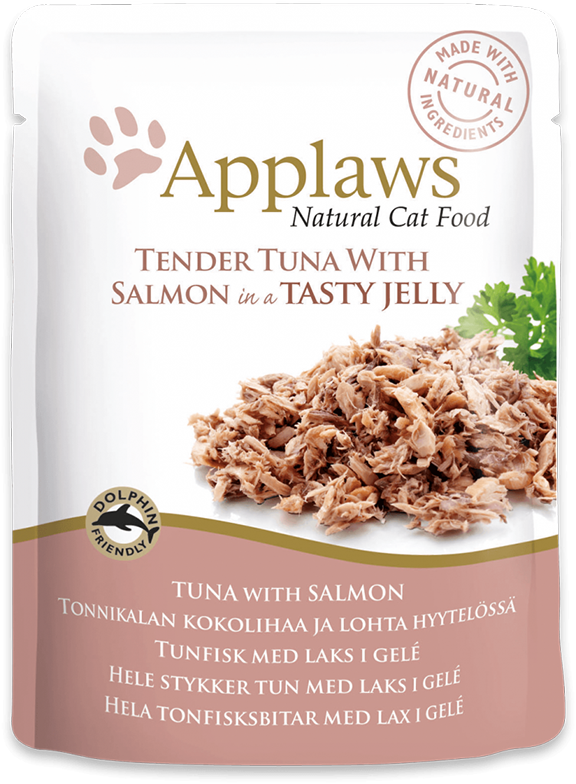 Hrana umeda pentru pisici Applaws cu file de ton si somon 70 g