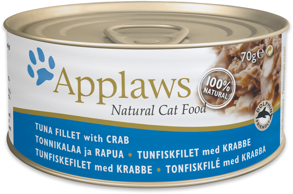 Hrana umeda pentru pisici Applaws File Ton & Crab 70 g