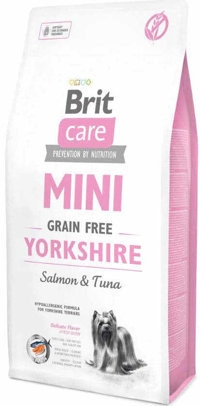 BRIT CARE Mini Grain Free Yorkshire Somon şi Ton