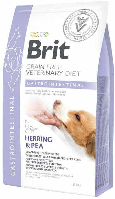 BRIT VD Gastrointestinal câini, reducerea tulburărilor intestinale de absorbţie