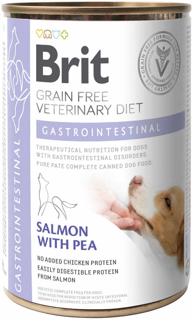 BRIT VD Gastrointestinal Conservă pentru câini, tulburări gastrointestinale 400g