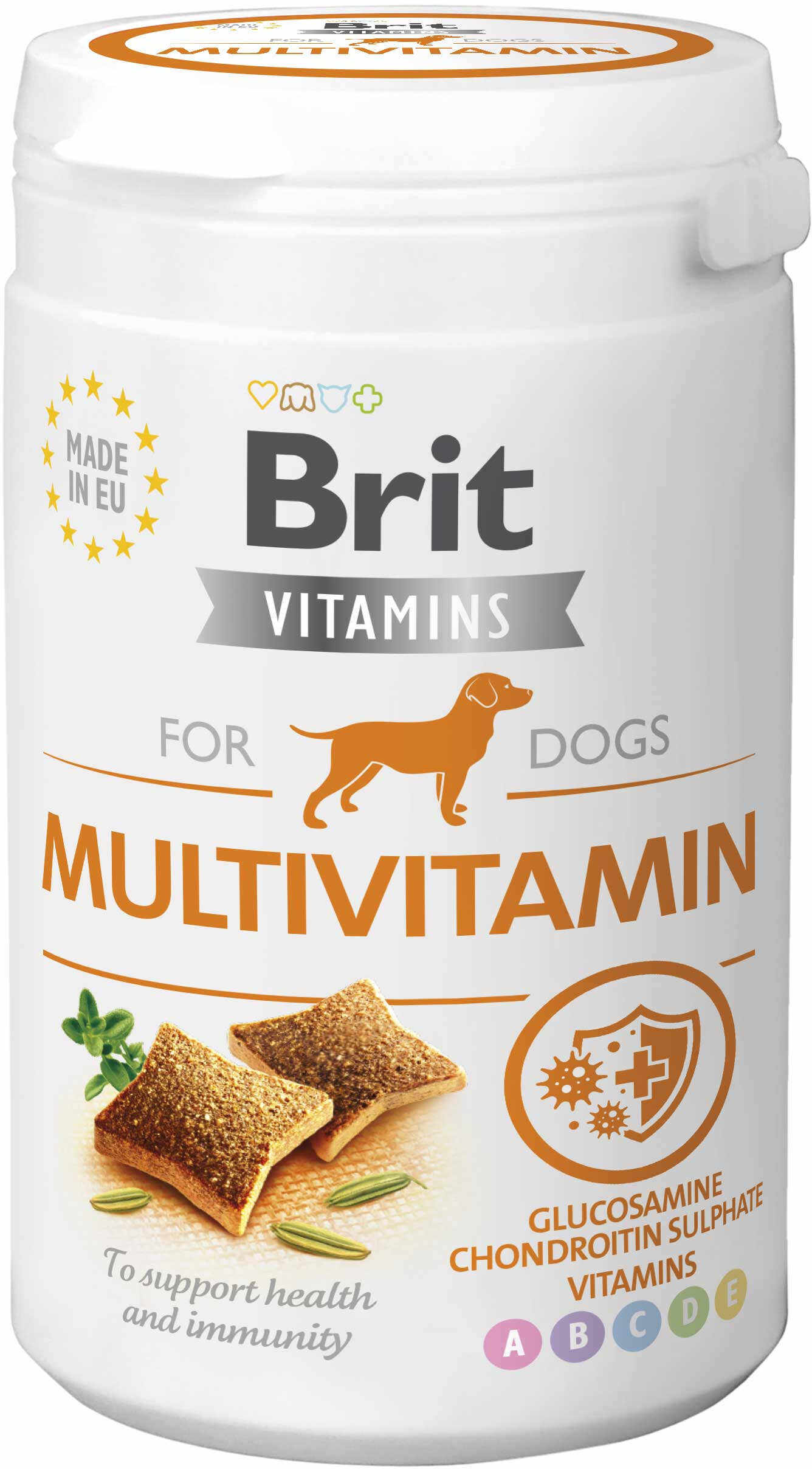 BRIT Vitamins Multivitamin, recompensă funcţională semi-umedă pentru câini 150g