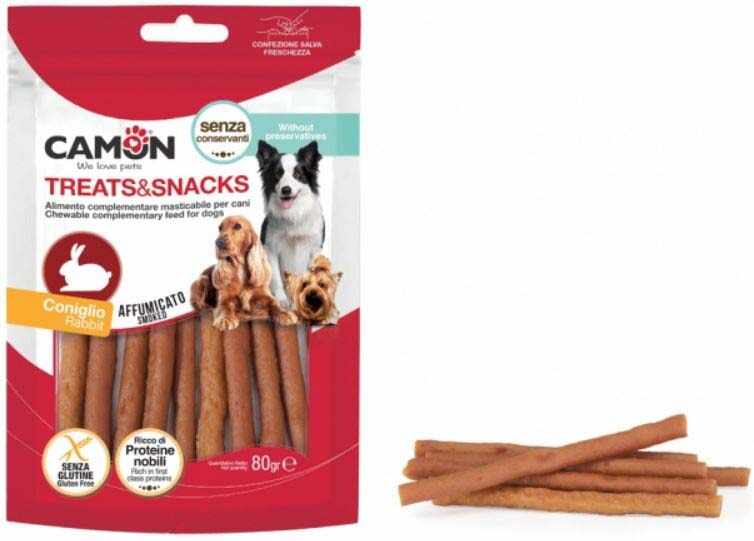CAMON Recompensă câini Sticks Iepure, pentru câini peste 4 luni, 80g