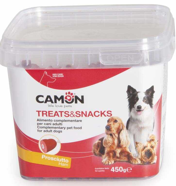 CAMON Recompense câini Snackbox cu şuncă, 450g