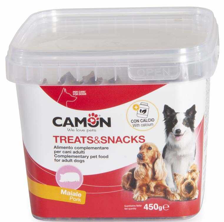 CAMON Recompense câini Snackbox, steluţe cu calciu, 450g