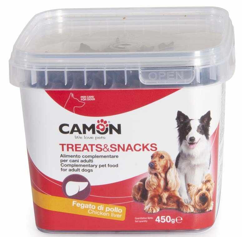 CAMON Recompense câini Snackbox, steluţe cu ficat,450g