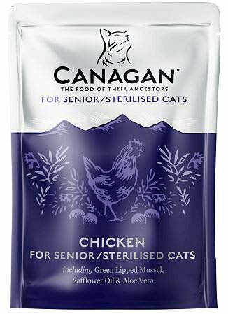 CANAGAN Plic hrană umedă pentru pisici, Senior/Sterilised 85g
