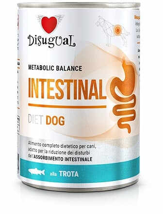 DISUGUAL Intestinal conservă pentru câini, cu carne de păstrăv 400g