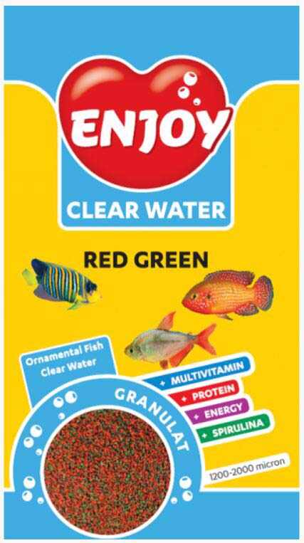 ENJOY Hrană pentru peşti Red/Green, Granule 250ml