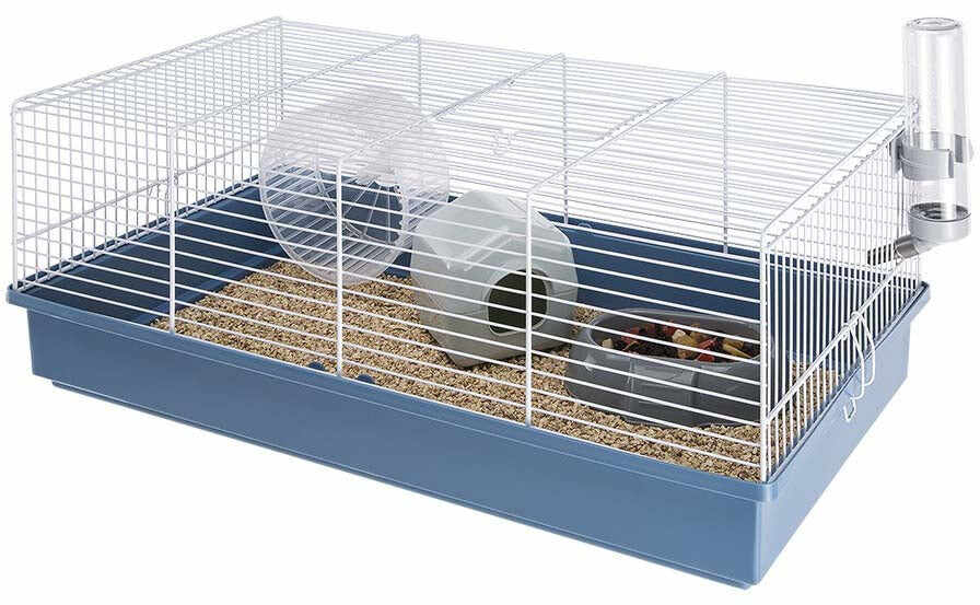 FERPLAST Cuşcă pentru hamsteri CRICETI 11, gratii albe 58x31x23cm